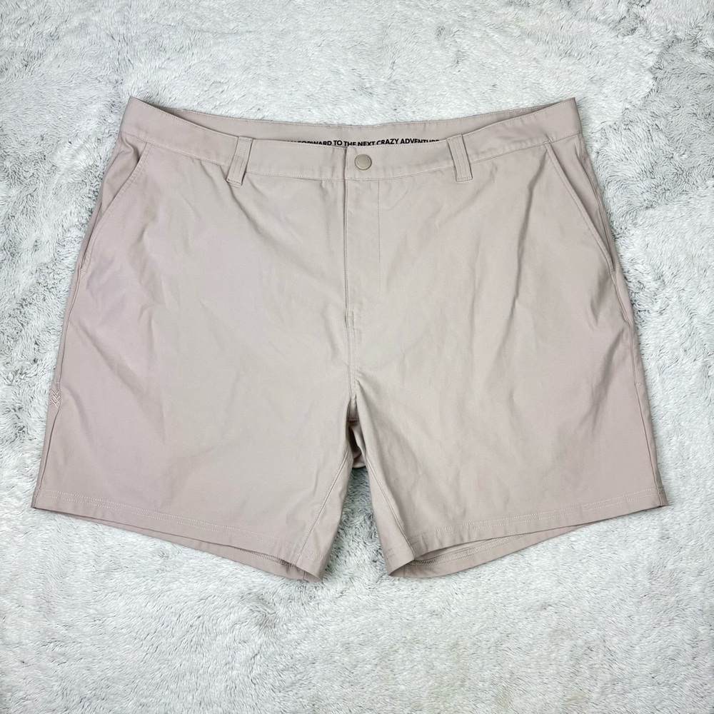 Rhone Commuter Shorts 7" Beige Chino Performance Golf‎ Activewear Men's 40 READ